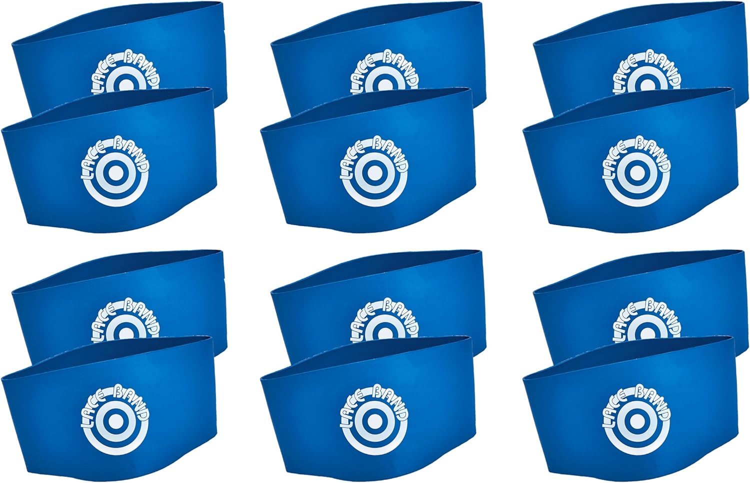 Unique Sports 12 Hot Spots Lace Bands Blue Soccer Shoe