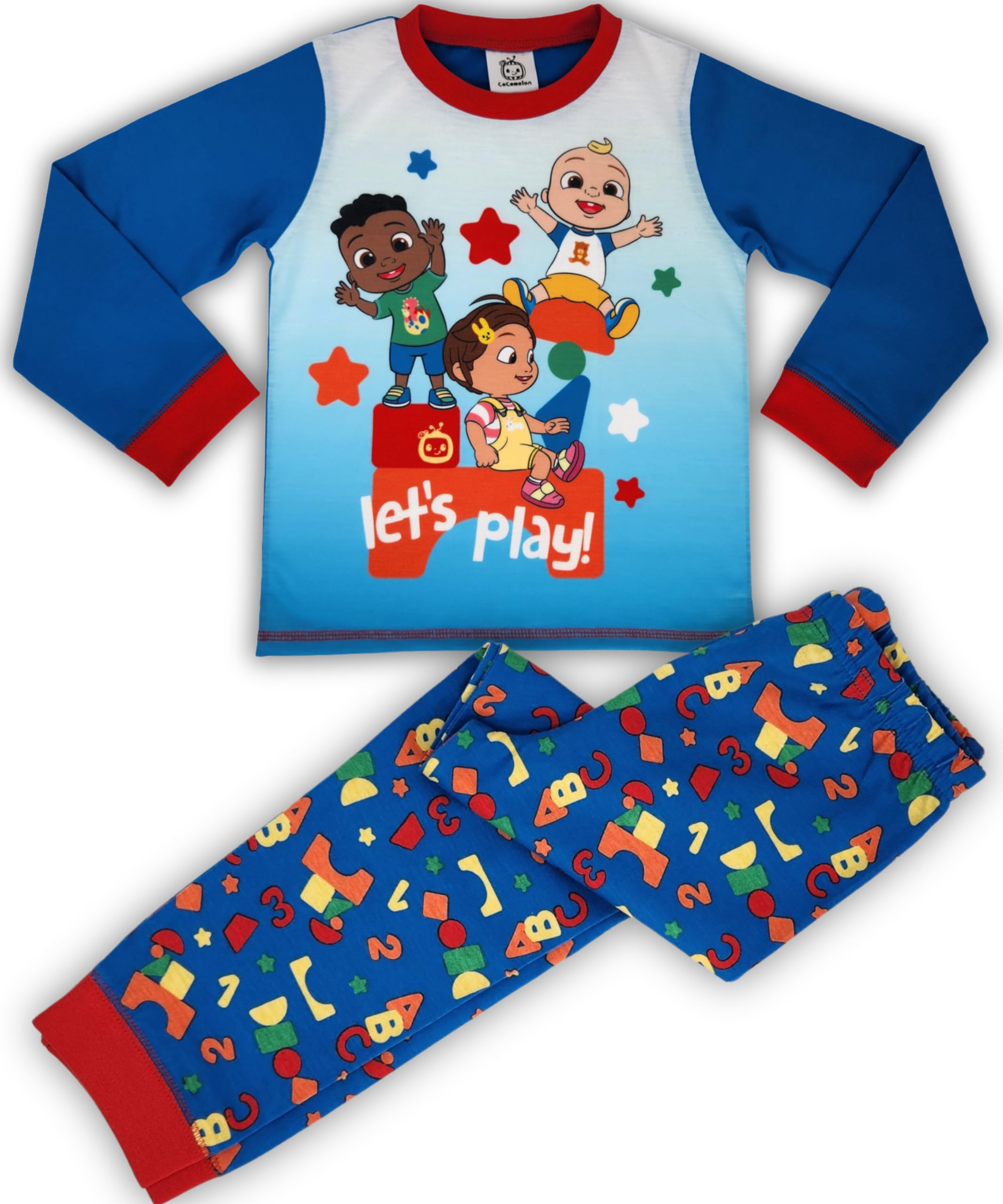 CoComelonOfficially Licenced Pyjama Set 9m-5yr