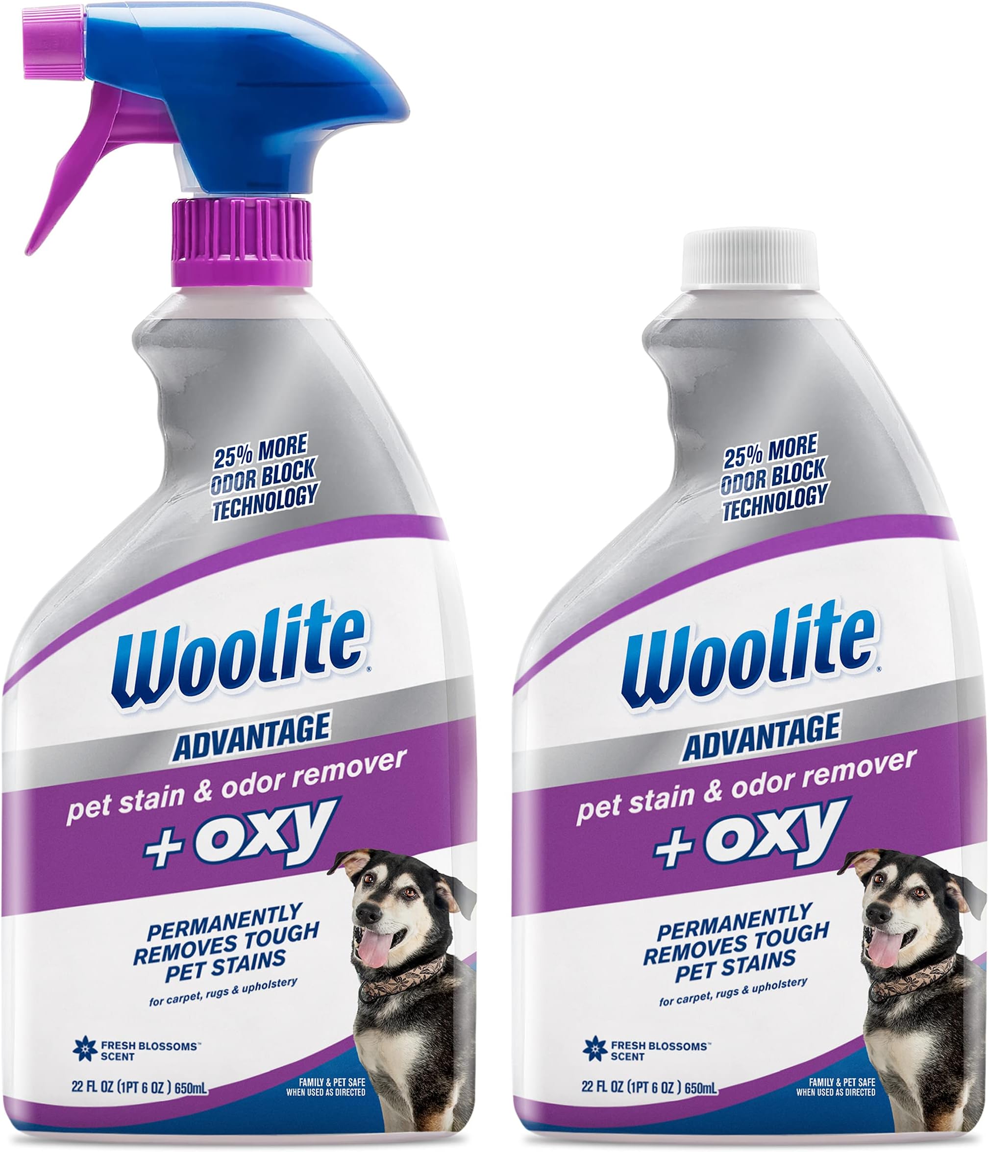 Woolite® Advantage Pet Stain & Odor Remover + Oxy, 2-Pack, 3326