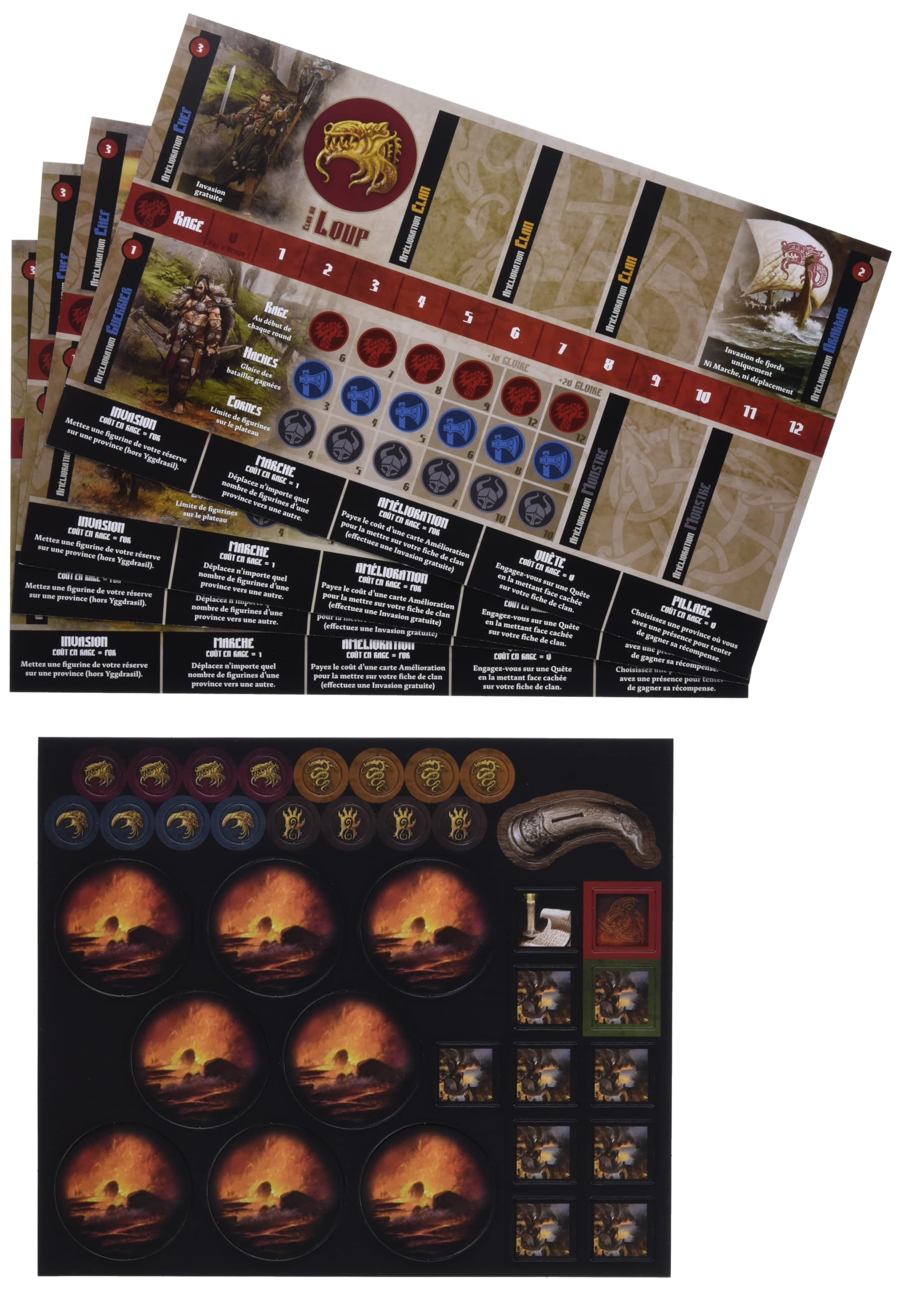 Edge | Blood Rage | Juego de Mesa | A Partir de 14 | 2 a 4 Jugadores | 60 a 90 Minutos