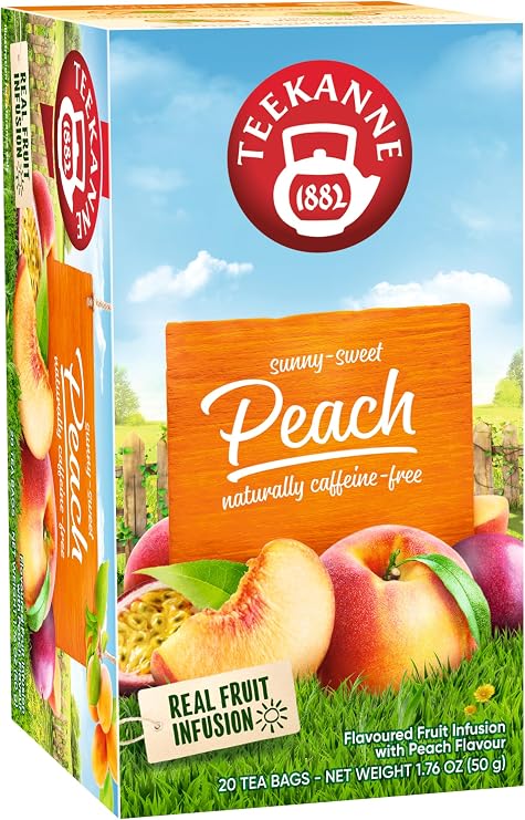 Teekanne Peach & Passion Fruit Fruit Infusion, 20 Tea Bags