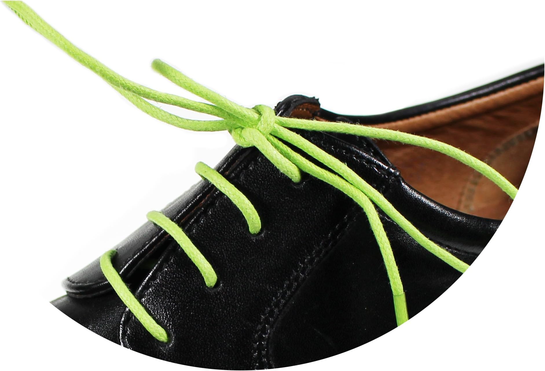 Waxed colored Shoelaces | High-quality round and colourful | 100% Cotton | Tear-resistant waxed bootlaces for leather shoes | 80cm Length Ø 2.5cm | Set of 3 pairs