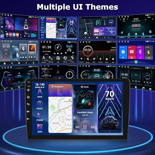 Vista 22 de NHOPEEW Radio Carplay Android para Porsche Cayenne 2003-2010 compatible con Carplay inalámbrico y Android Auto, pantalla táctil de 9 pulgadas