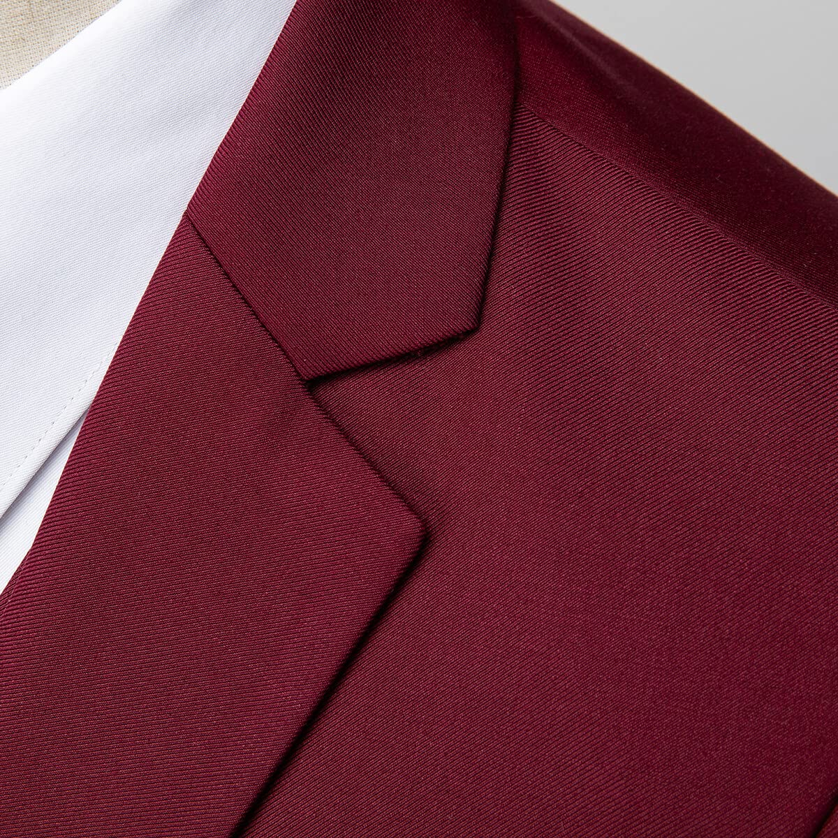 Allthemen Traje de Hombre de 3 Piezas de Ajuste Delgado con un Solo Pecho de Dos Botones Traje de Esmoquin de Boda Chaqueta Chaleco Pantalones
