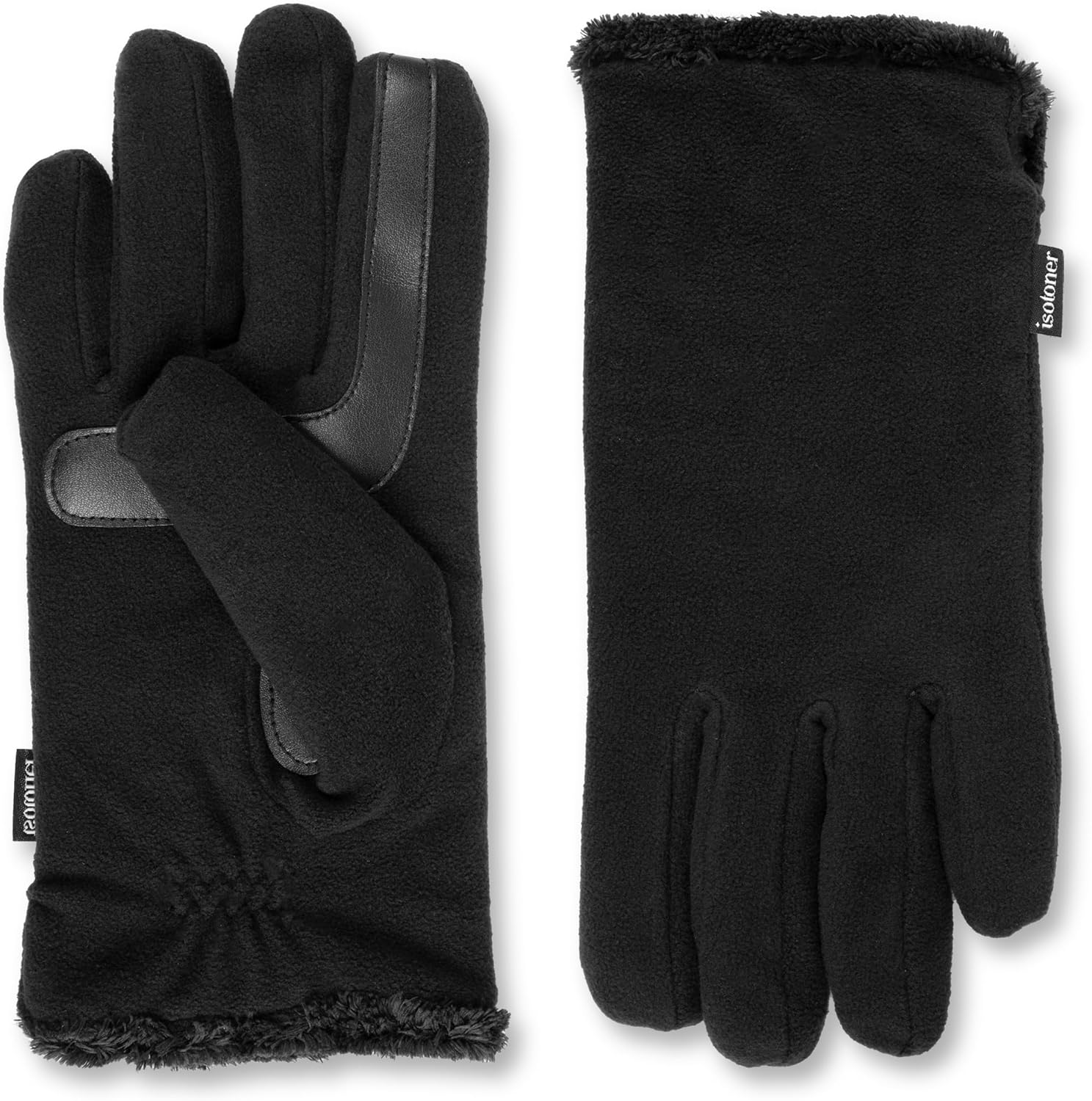 isotoner womens Stretch Fleece Gloves With Microluxe Lining
