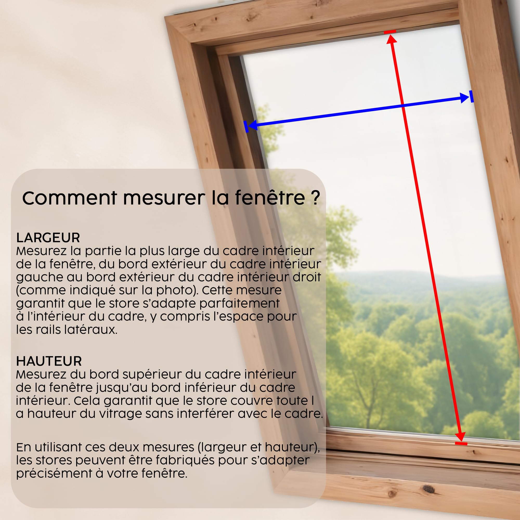 Concept Blinds Store Plissé en Nid d’Abeille pour Fenêtre de Toit – Occultant et Isolant Thermique, sur Mesure, 7 Couleurs de Tissu, Réglable Haut et Bas, Installation Facile avec Perçage