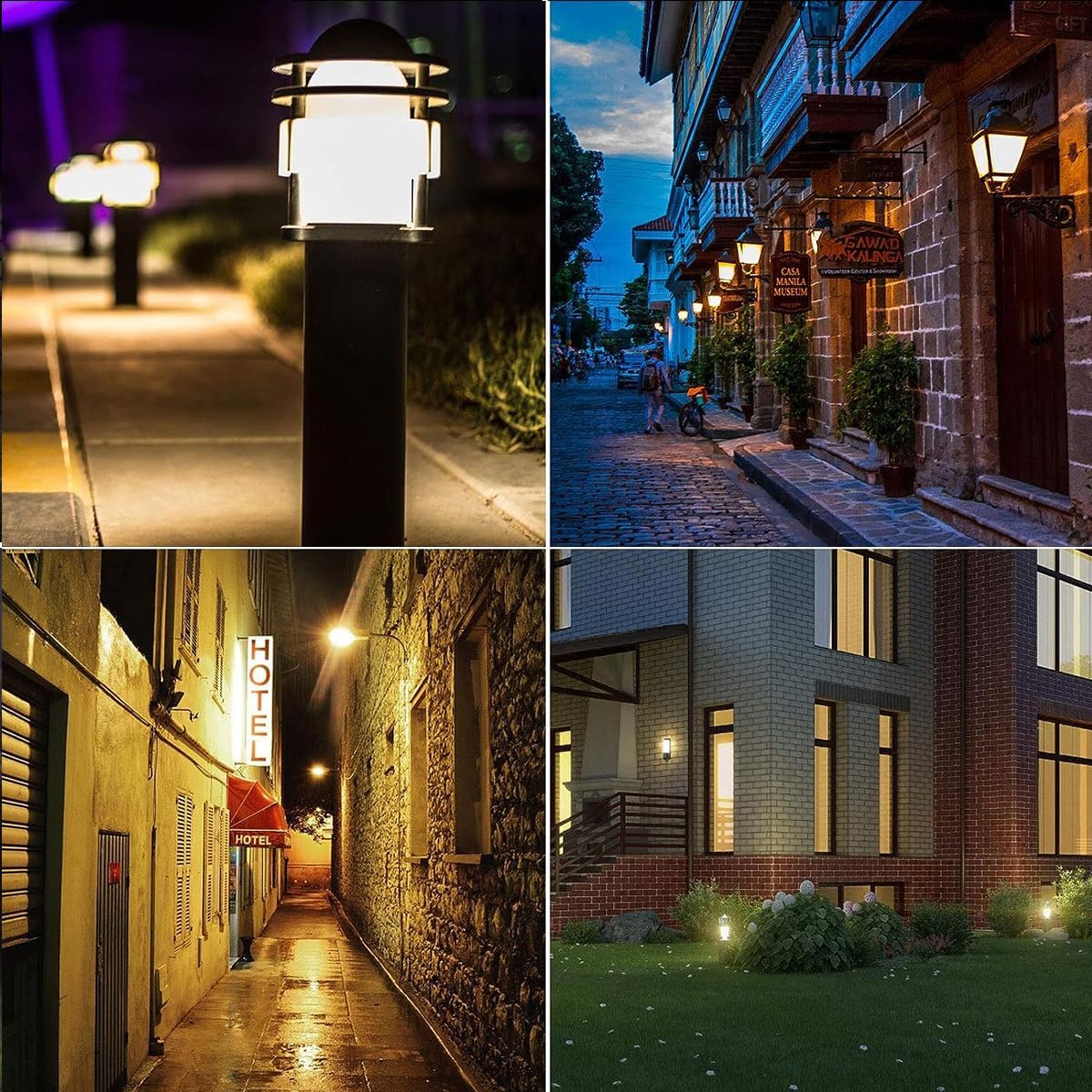 Dusk to Dawn Light Bulb, 5W (Equivalent to 40 Watt Incandescent) A19 LED Light Sensor Bulbs, Smart Auto On/Off, Indoor/Outdoor Lighting Bulb for Stairway Porch Patio, E27 Base, 2-Pack, Not Dimmable