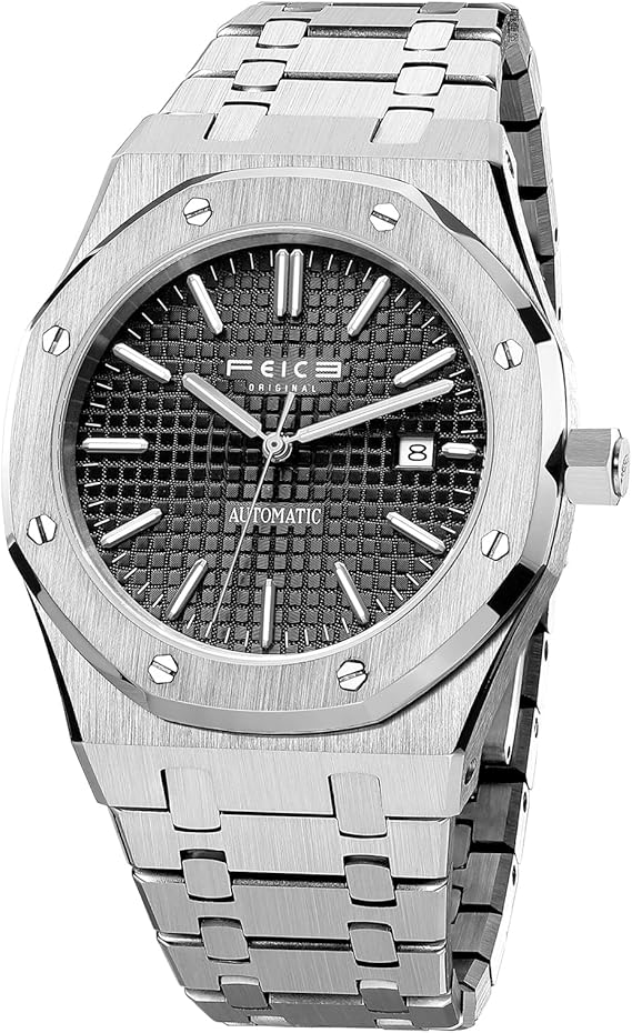 Amazon Feice 腕時計 メンズ 自動巻き うで時計 男性 機械式 手巻付き アナログ ウォッチ 防水 夜光 日付表示 ラグジュア リービジネス カジュアル時計 クリスマスーfm019 メンズ腕時計 腕時計 通販