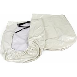Fundas Antideslizantes Para Neumaticos Camco 45332 Protector de Rueda y neumáticos, Paquete de 2 (27-29 Pulgadas, Blanquecino)