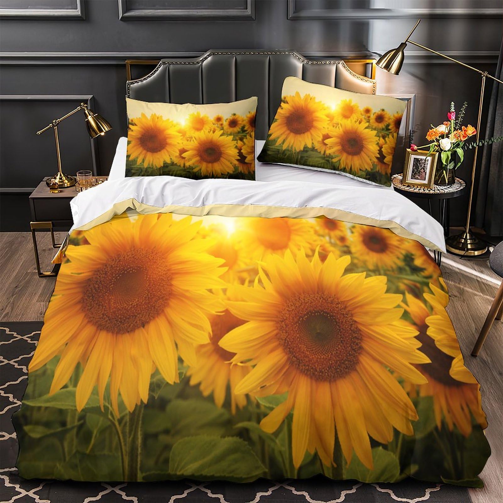 Housse de couette ultra douce pour peaux sensibles lit 260x220cm