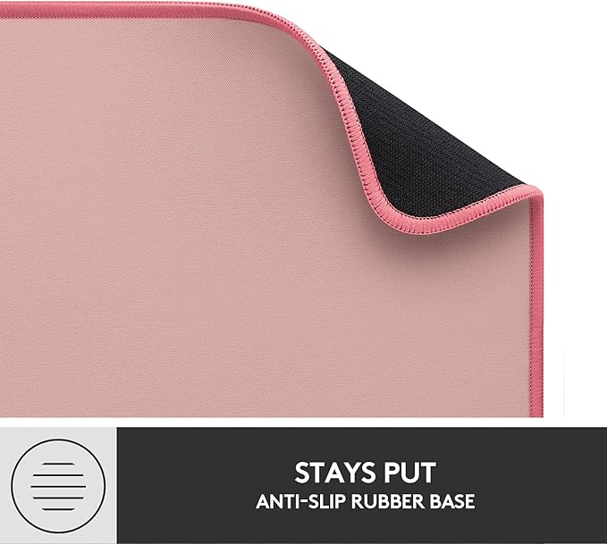 Logitech Desk Mat - Studio Series, Tapete Grande Antideslizante, Color Darker Rose miniatura 8
