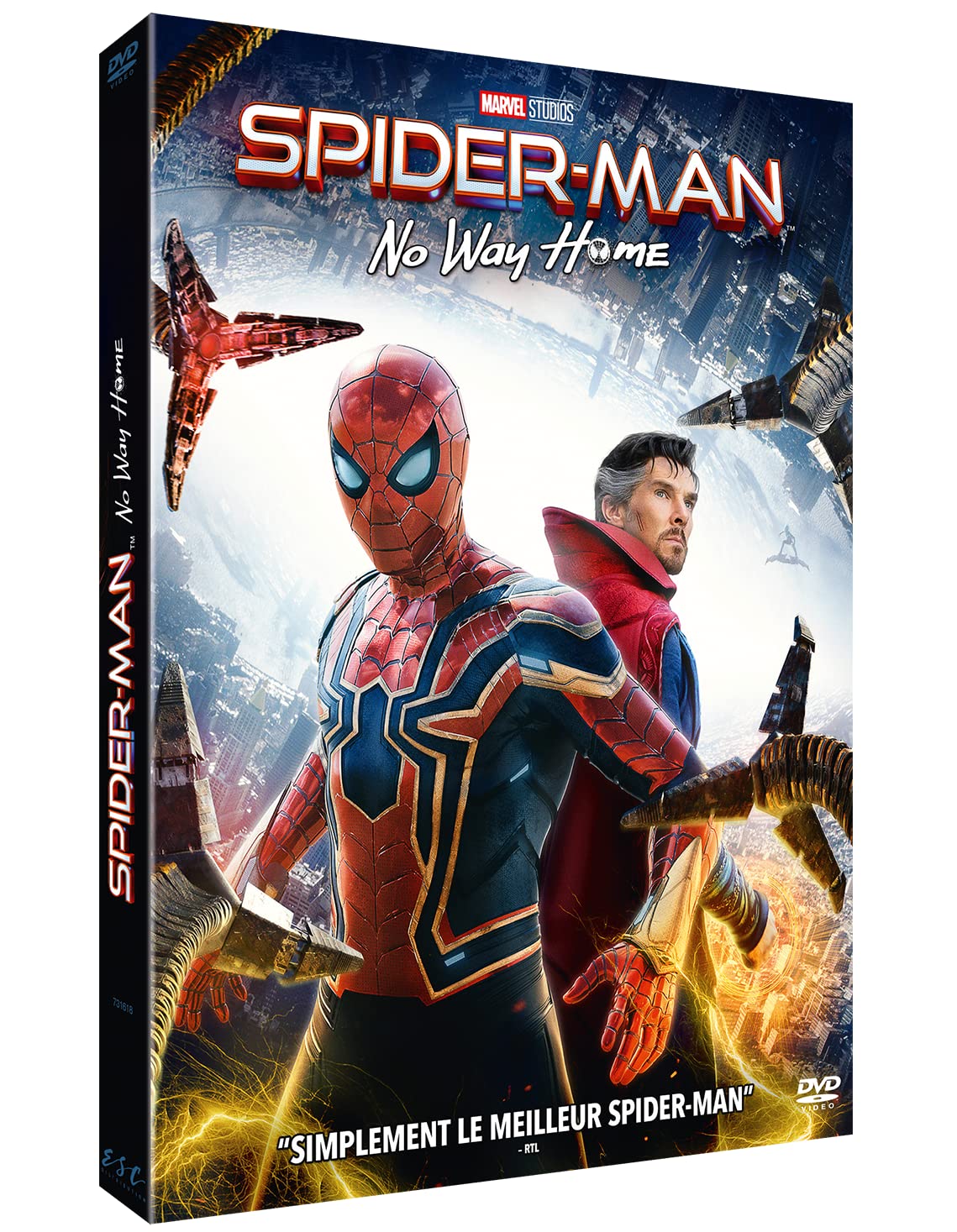 Spider-Man : No Way Home - Édition DVD avec Boîtier Fourreau