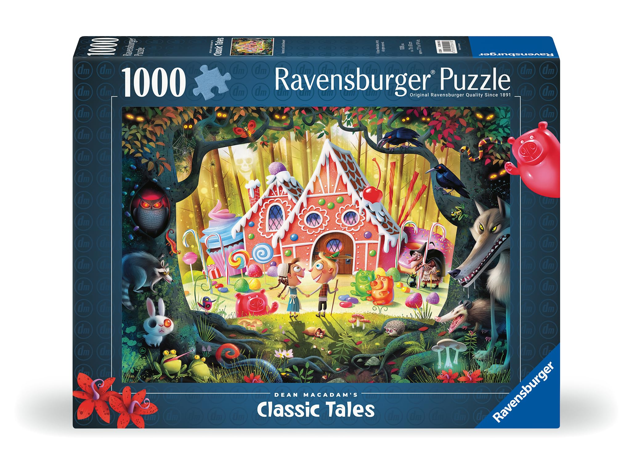 Ravensburger Hansel and Gretel 1000 Piece Jigsaw Puzzle for Adults and Kids Age 12 Years Up, Multicolor, 10.5 x 10.87 inches - Image 2