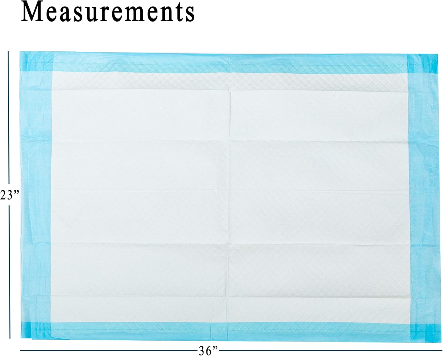 REMEDIES Disposable Underpad 23 X 36 Inches Ultra Absorbent 45g Bed Pads For Adults, Pets, (50 Count) : Baby