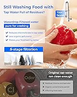 Vista 5 de [ Dual Flow ] Waterdrop X12-PRO 1200 GPD Reverse Osmosis Water Filter, Alkaline Mineral pH+, NSF/ANSI 58&372 Certified, Tankless Reverse Osmosis