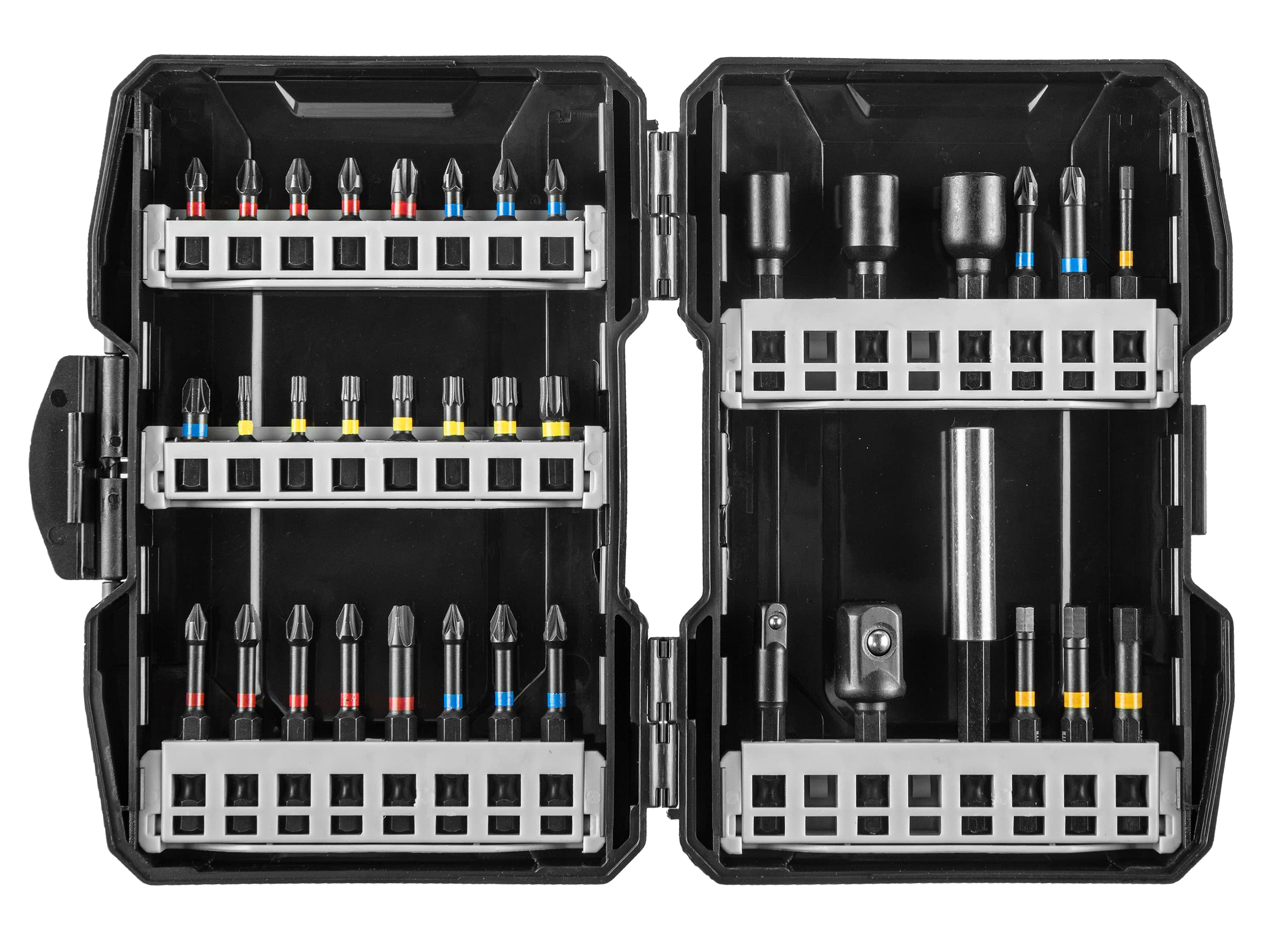 Kit Coffret d'embouts pour tournevis GRAPHITE 56H560 avec adaptateur de vissage