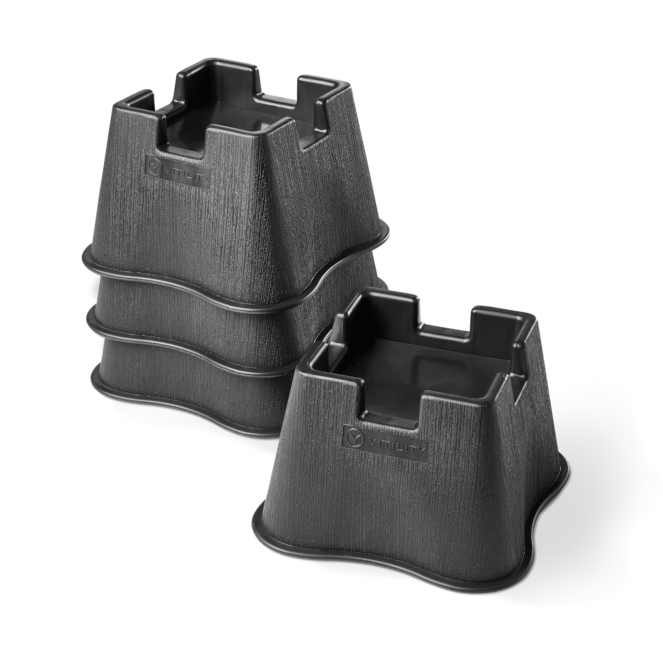 Vitility Petit Pied Rehausseur de Meuble 10 cm/4 Pouces