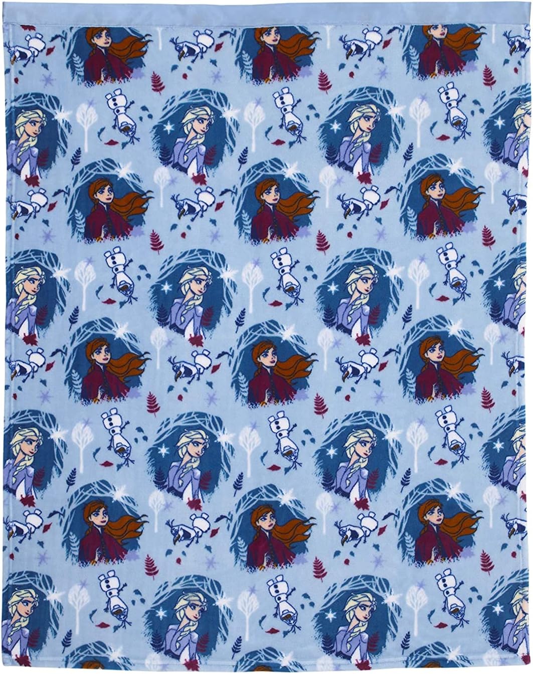 Disney Frozen 2 - Cobija Reversible de Forro Polar s&uacute;per Suave de