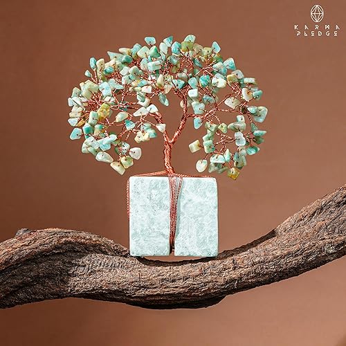 Miniatura 127 de Árbol de la vida de cristal curativo de 7 chakras, árboles bonsái hechos a mano para energía positiva, dinero y buena suerte, árbol para decoración