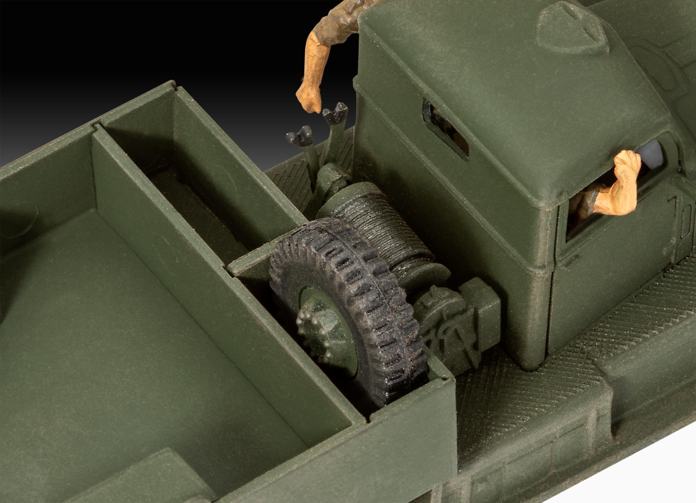 Revell 03364 M19 Tank Transporter 1:72 Scale Unbuilt/Unpainted Plastic Model Kit, Multicoloured, 15.8 cm x 24.3 cm x 3.6 cm - Image 4