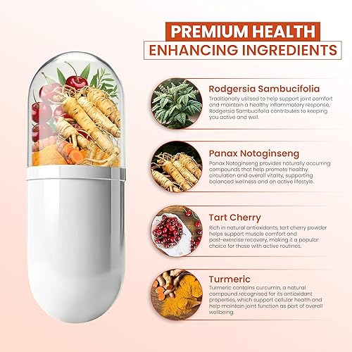 Miniatura 2 de ZEN LIFE HERB Muscle REx - Soporte para articulaciones, músculos y nervios - Suplemento a base de plantas para aliviar dolores y molestias crónicas