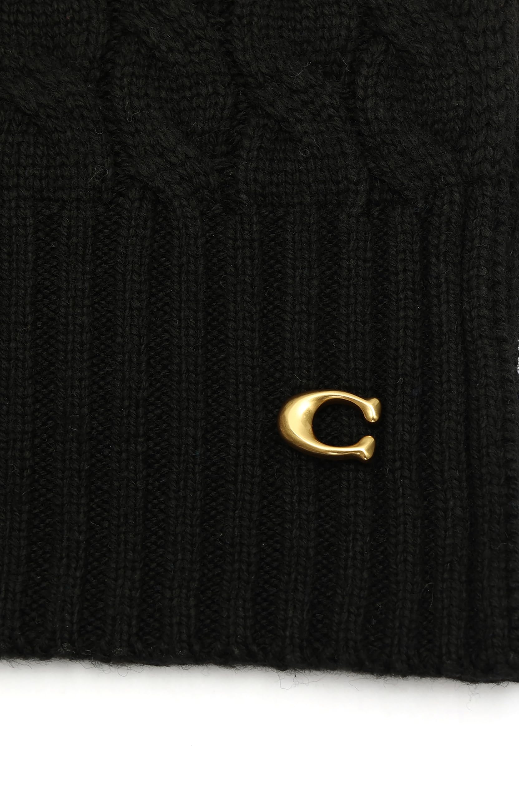 COACH Cable Knit Scarf Bufanda de punto Hombre