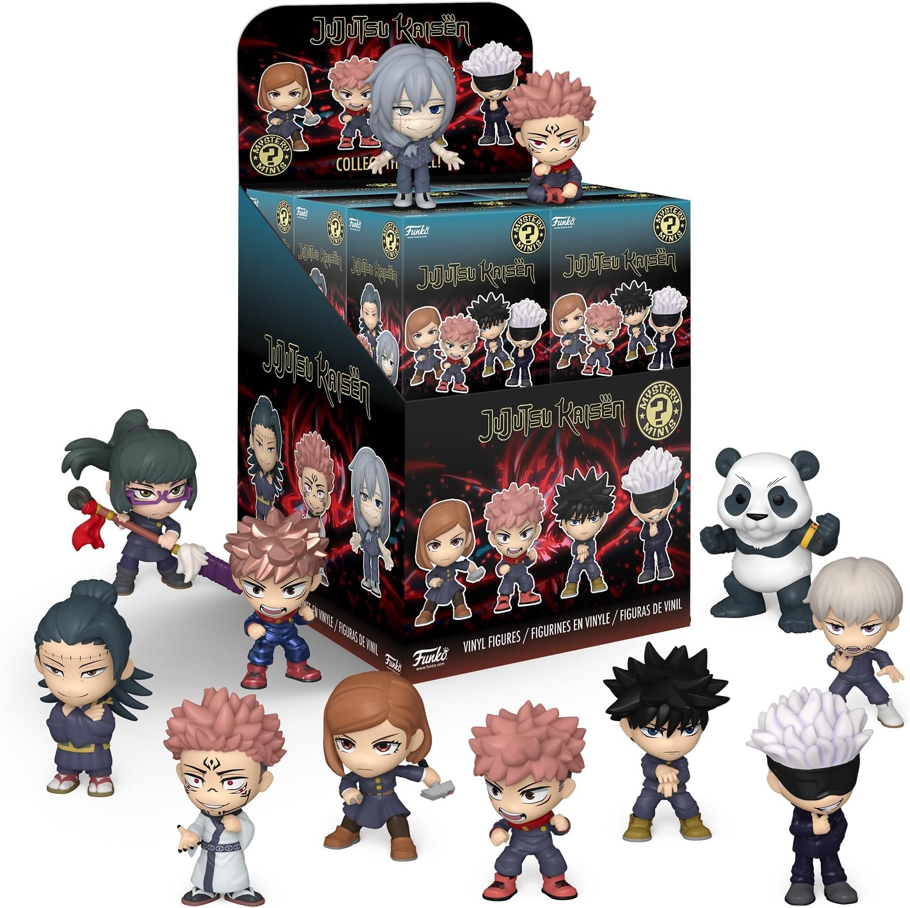 Funko Mystery Mini - Jujutsu Kaisen - 1 Of 12 to Collect - Styles Vary - Collectable Vinyl Figure - Gift Idea - Official Merchandise - Toys for Kids & Adults - Anime Fans - Mini Figure for Collectors