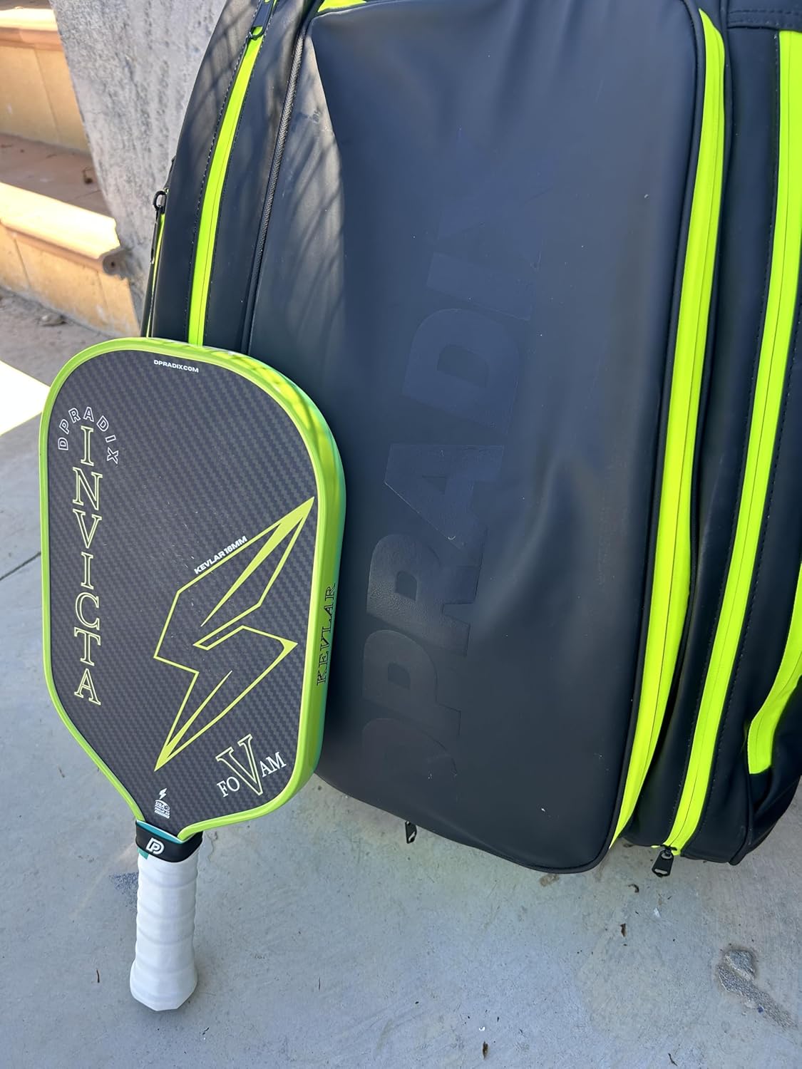 Invicta V Foam 16mm Pickleball Paddle - Tech Flex Power - Elongated Shape for Greater Power and Spin - Foam Propulsion core Increases Power, Touch and Enlarged Sweet spot