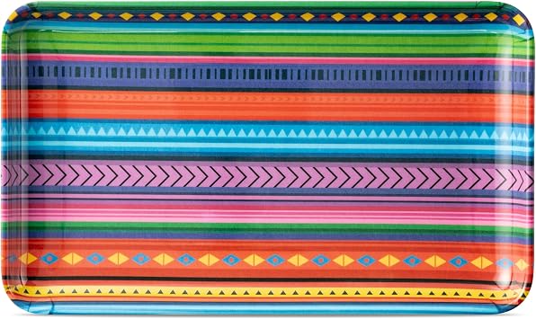 R HORSE Mexican Fiesta Melamine Platter for Taco
