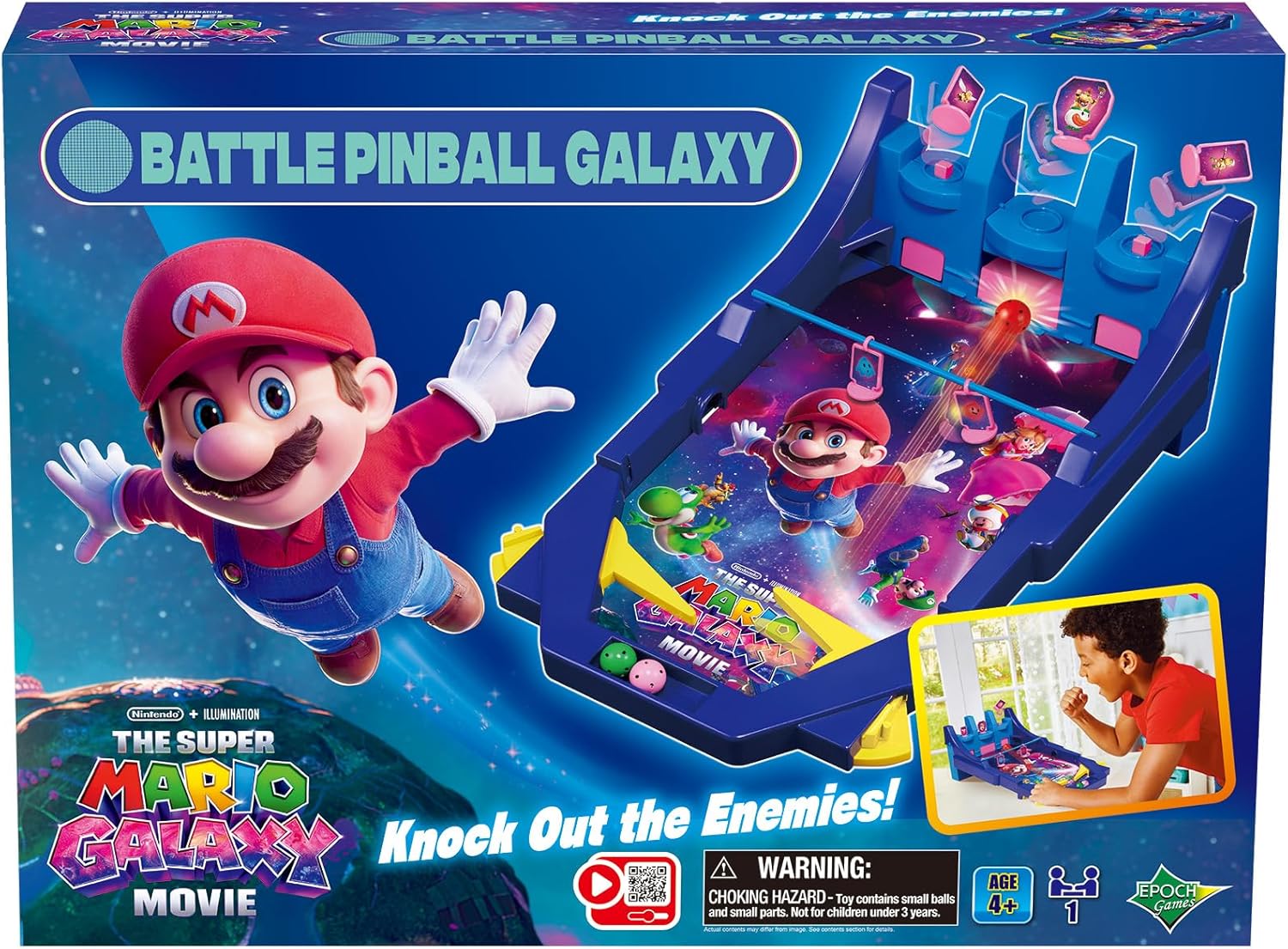 EPOCH Games Super Mario Galaxy Movie Battle Pinball Galaxy
