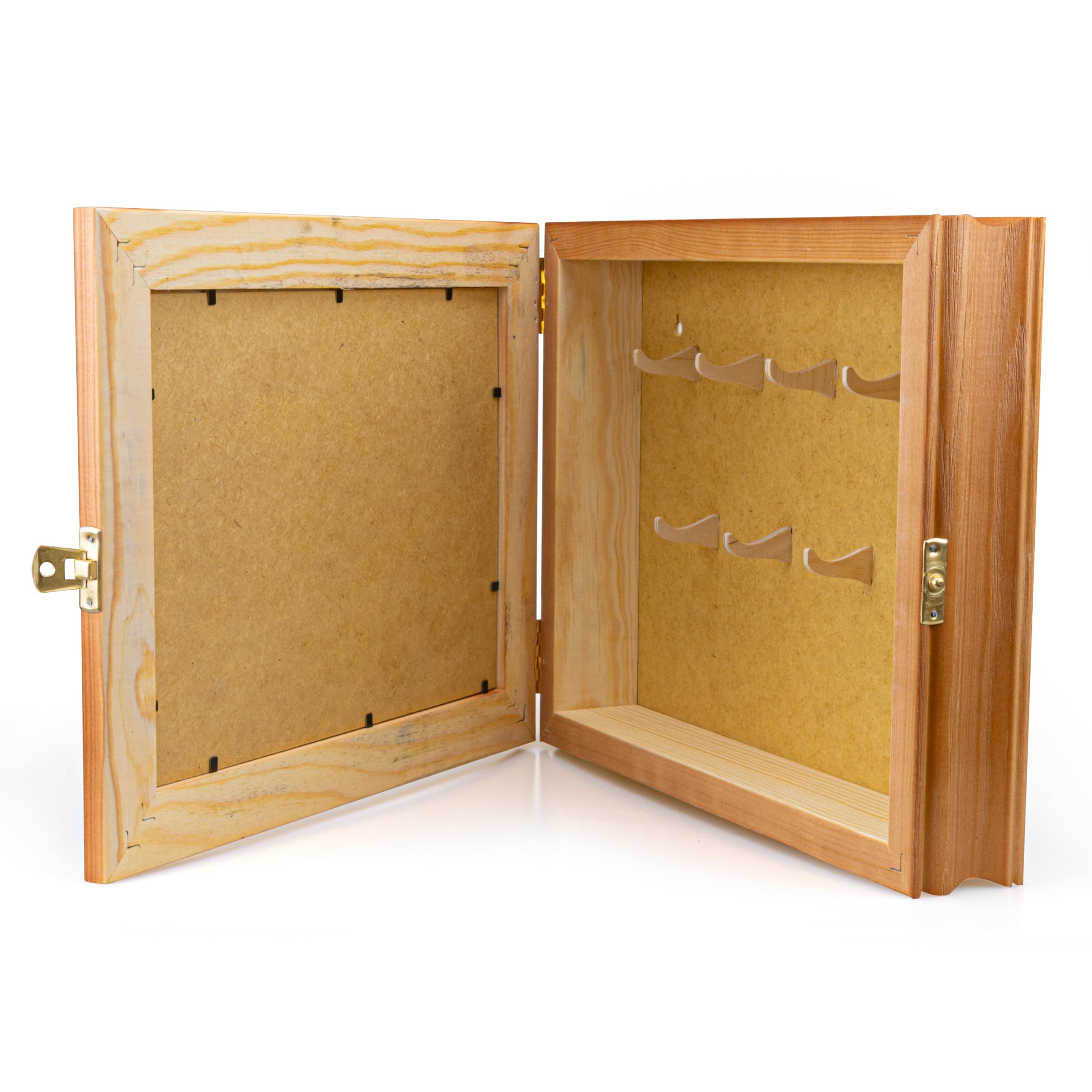 Schlüsselkasten aus Holz Hängeschrank mit Schlüsselbrett Wandorganizer für Schlüsselaufbewahrungm Schlüsselschrank Vintage-Optik Holzschlüsselbox