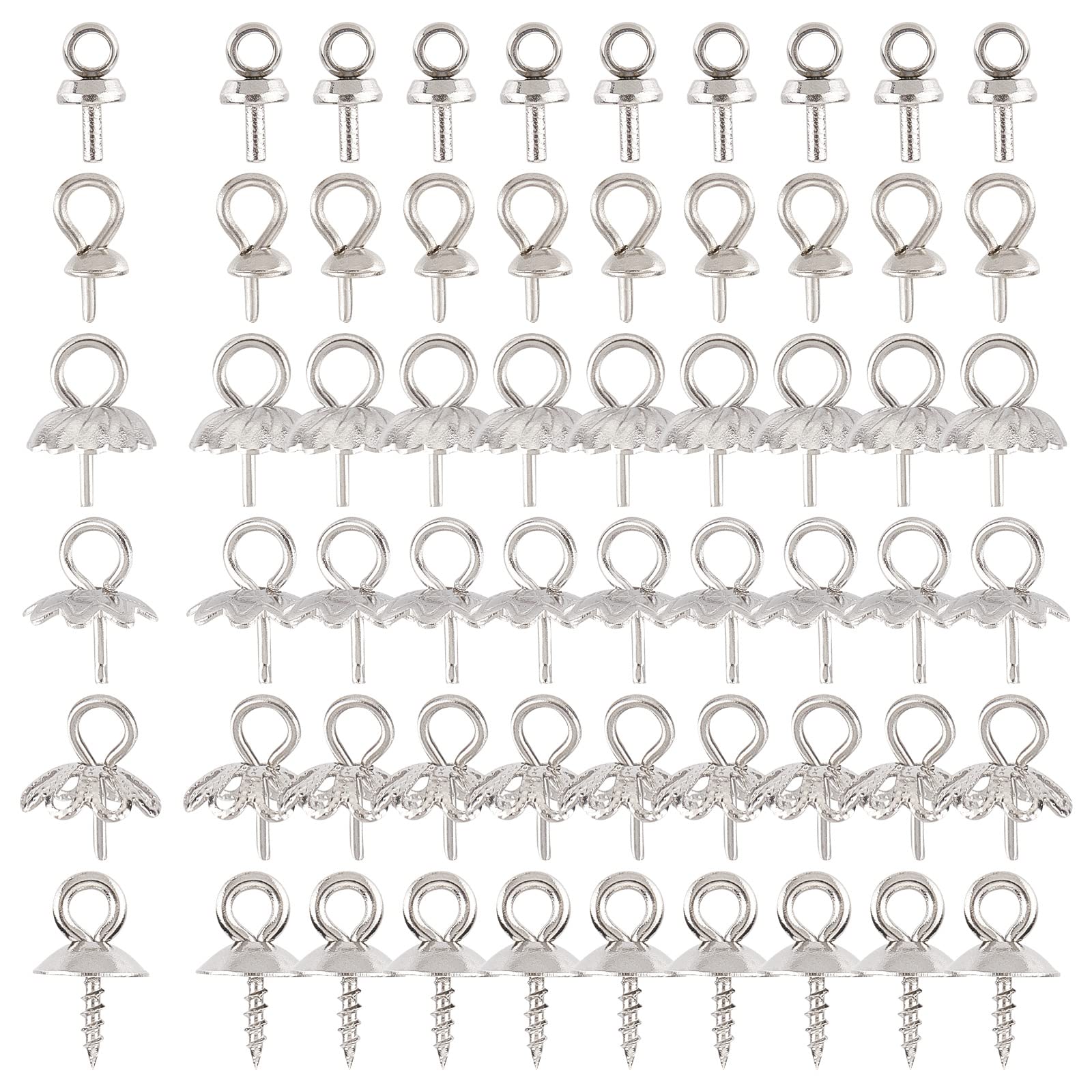 1 X RAW Customer Returns SUNNYCLUE 1 Box 60 Pieces 6 Styles Eye Pins C 1-x-raw-customer-returns-sunnyclue-1-box-60-pieces-6-styles-eye-pins-c