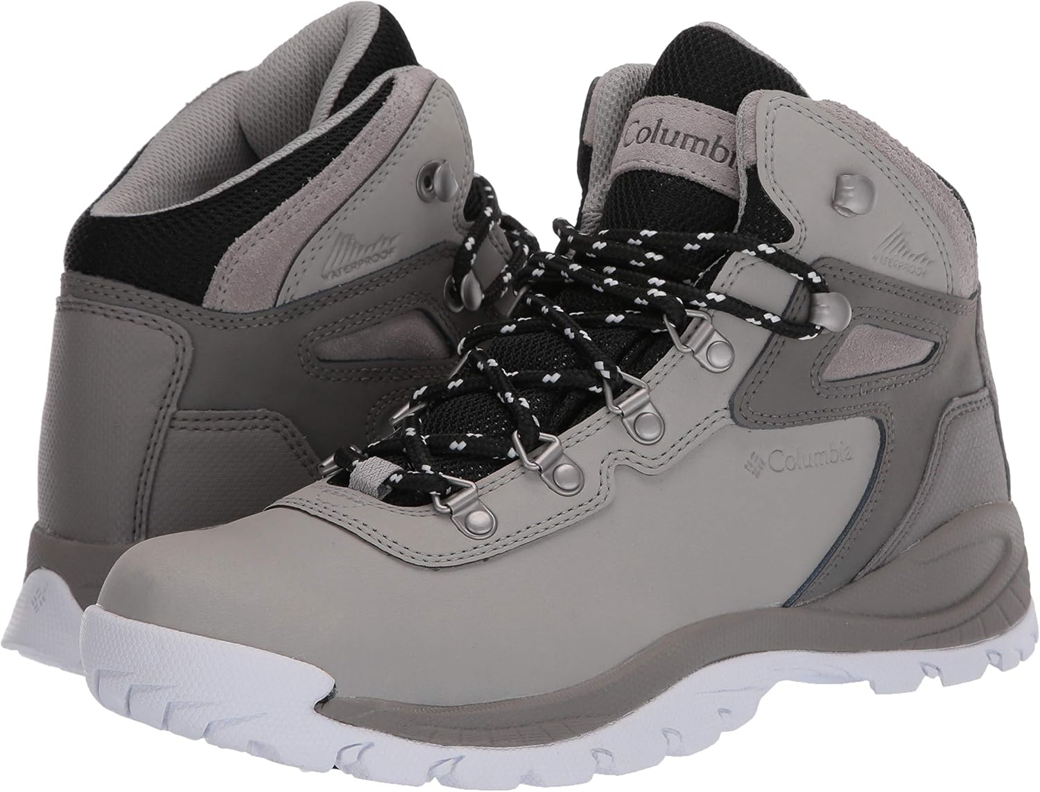 Columbia Women's Newton Ridge Plus Waterproof Hiking Boot Boot, dove/white, 12 Regular US