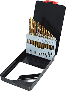 Amtech F1130 13pc Tin Coated Hss Drill Bit Se...,