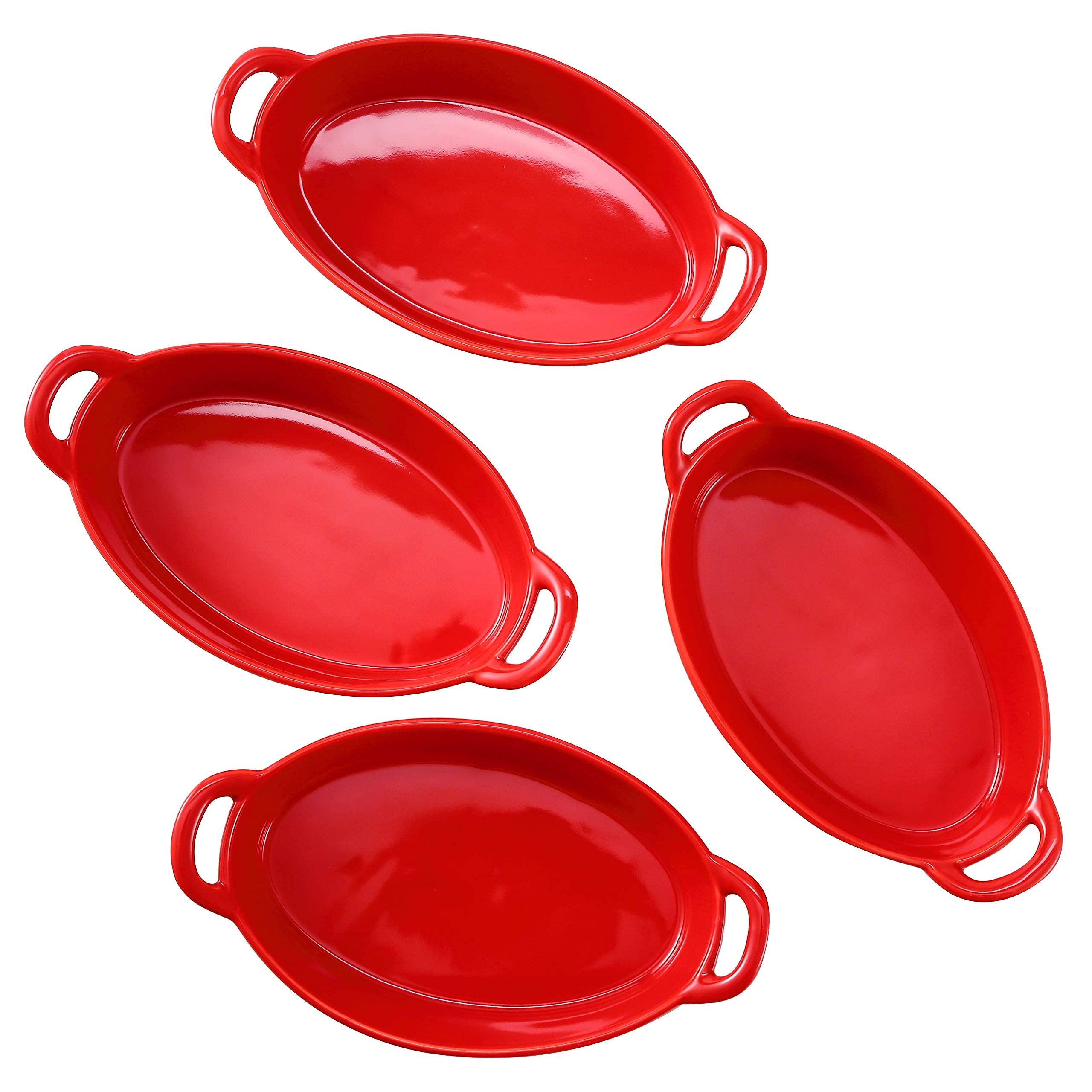 Buy Bruntmor Set of 4 Oval Au Gratin 8