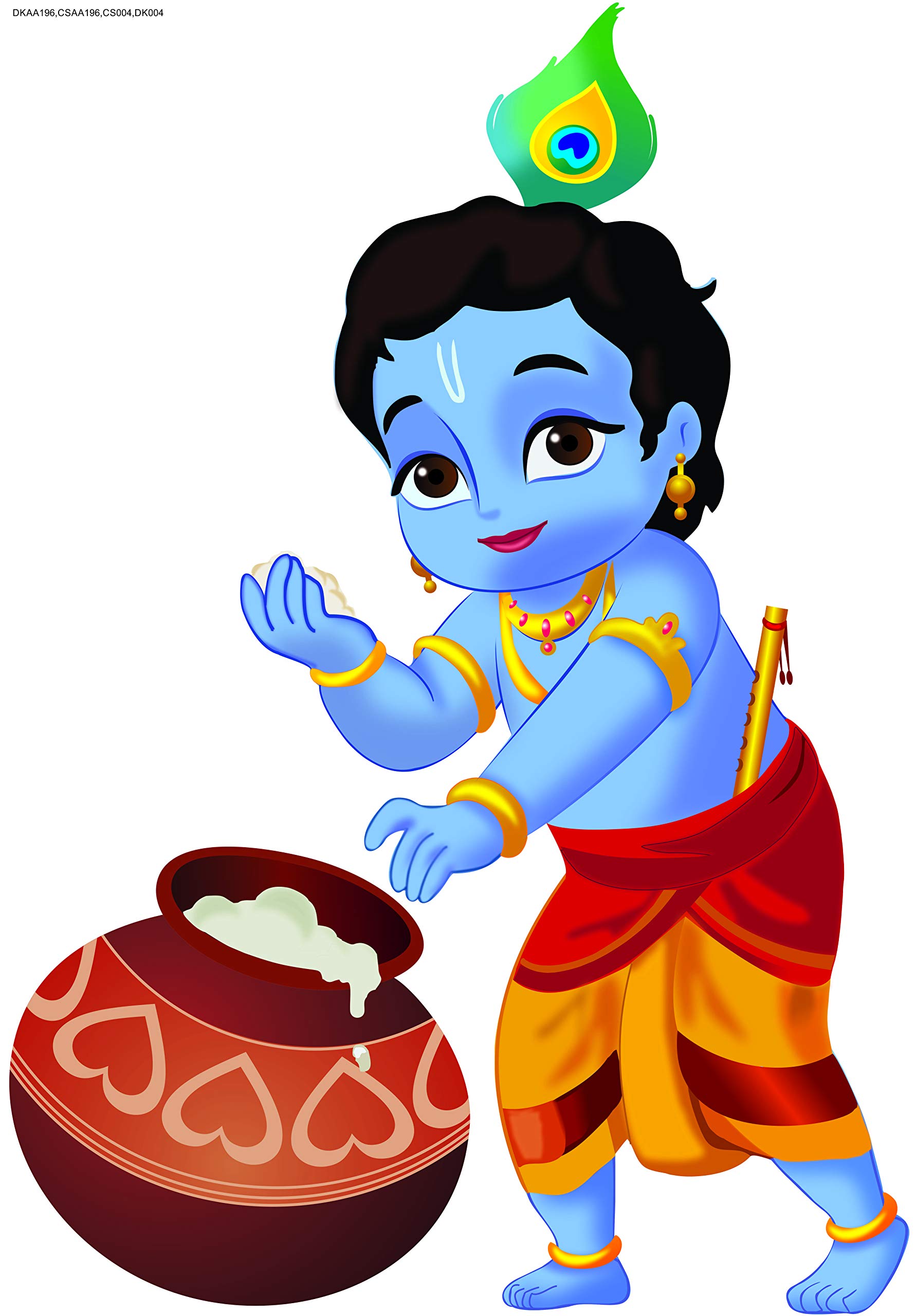 Gifts Collection™ Bal Krishna Wall Sticker (PVC Vinyl Multicolor, Size 76X51 cm) (B07D6B2CGV) Amazon Price History, Amazon Price Tracker