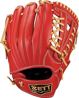 【屋外未使用】ZETT 少年軟式グローブ レッド　今宮モデル Amazon | ゼット(ZETT) 少年軟式 グラブ ネオステイタスVL