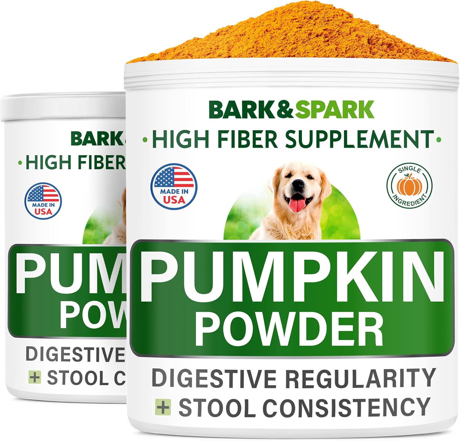 Pumpkin for Dogs Powdered Fiber Supplement &Stool Softener Treat