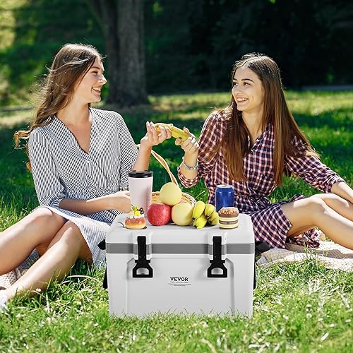 Miniatura 8 de VEVOR Portable Cooler,Hard Cooler with Ice Retention, Heavy-Duty Handles and Strap, Lightweight Rigid Material Insulated Portable Cooler, Suitable