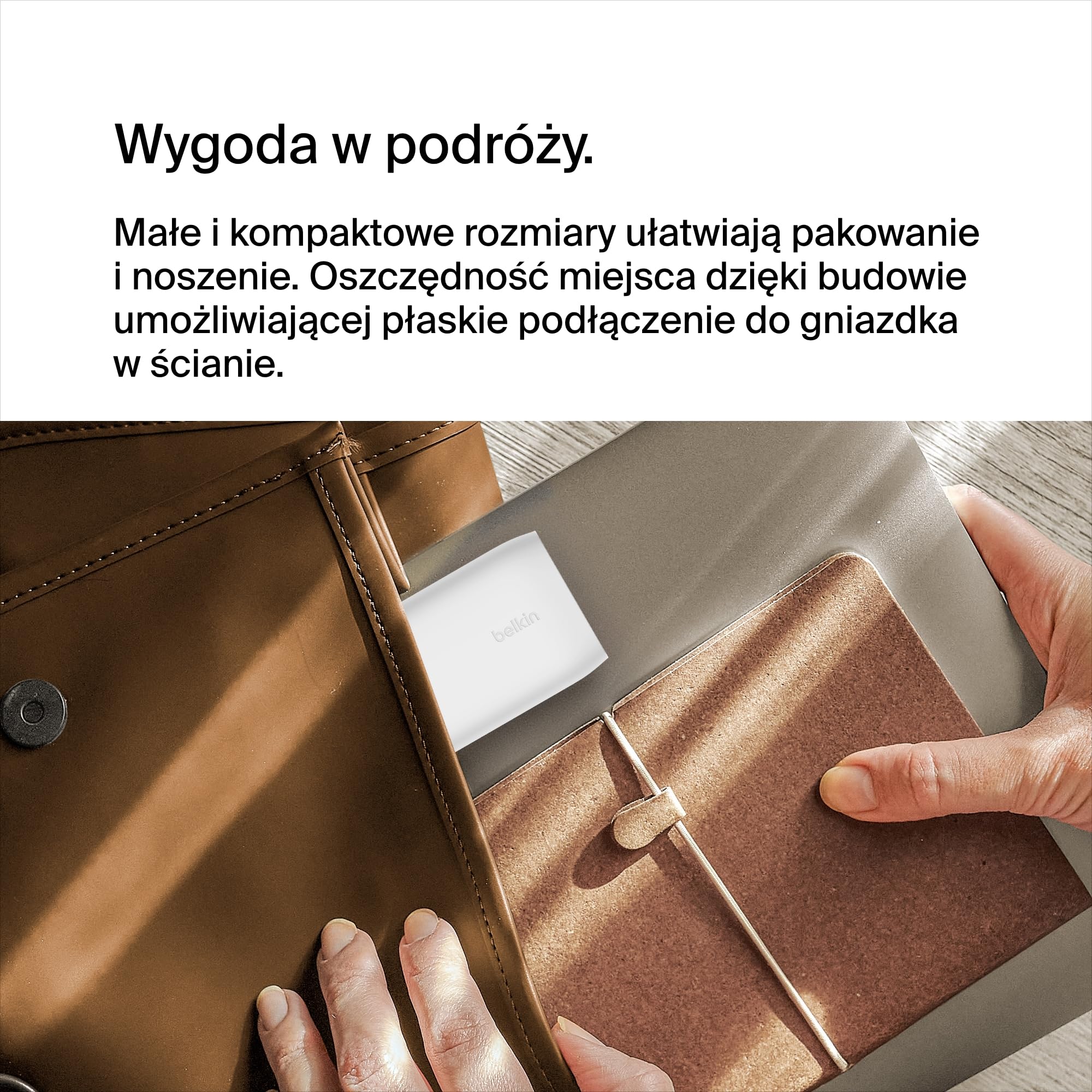 Belkin BoostCharge 3-portowa ładowarka sieciowa USB-C z PPS 67 W, USB-C PD 3.1 do szybkiego ładowania urządzeń iPhone serii 15, MacBook Pro, AirPods, Galaxy i innych z obsługą PD – kolor biały