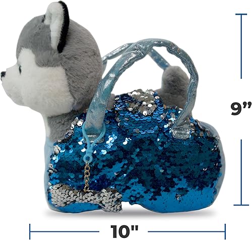 Vista 20 de Juego Little Jupiter unicornio de felpa, elefante rosado de felpa, Azul claro