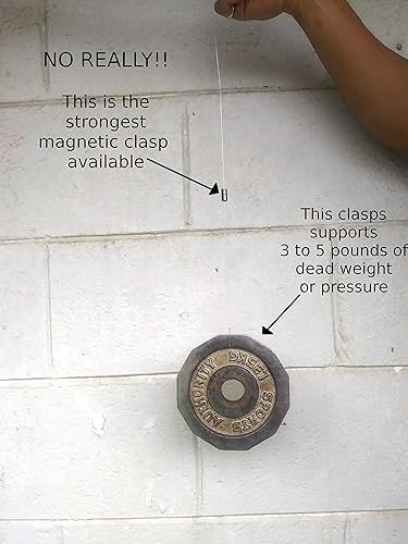 Miniatura 9 de Collar de cristales curativos para hombre de 19", 24" y 30" de largo con cuentas de gemas de 1564" (6mm) 516" (8mm) 2564" (10 mm) 1532" (12 mm)