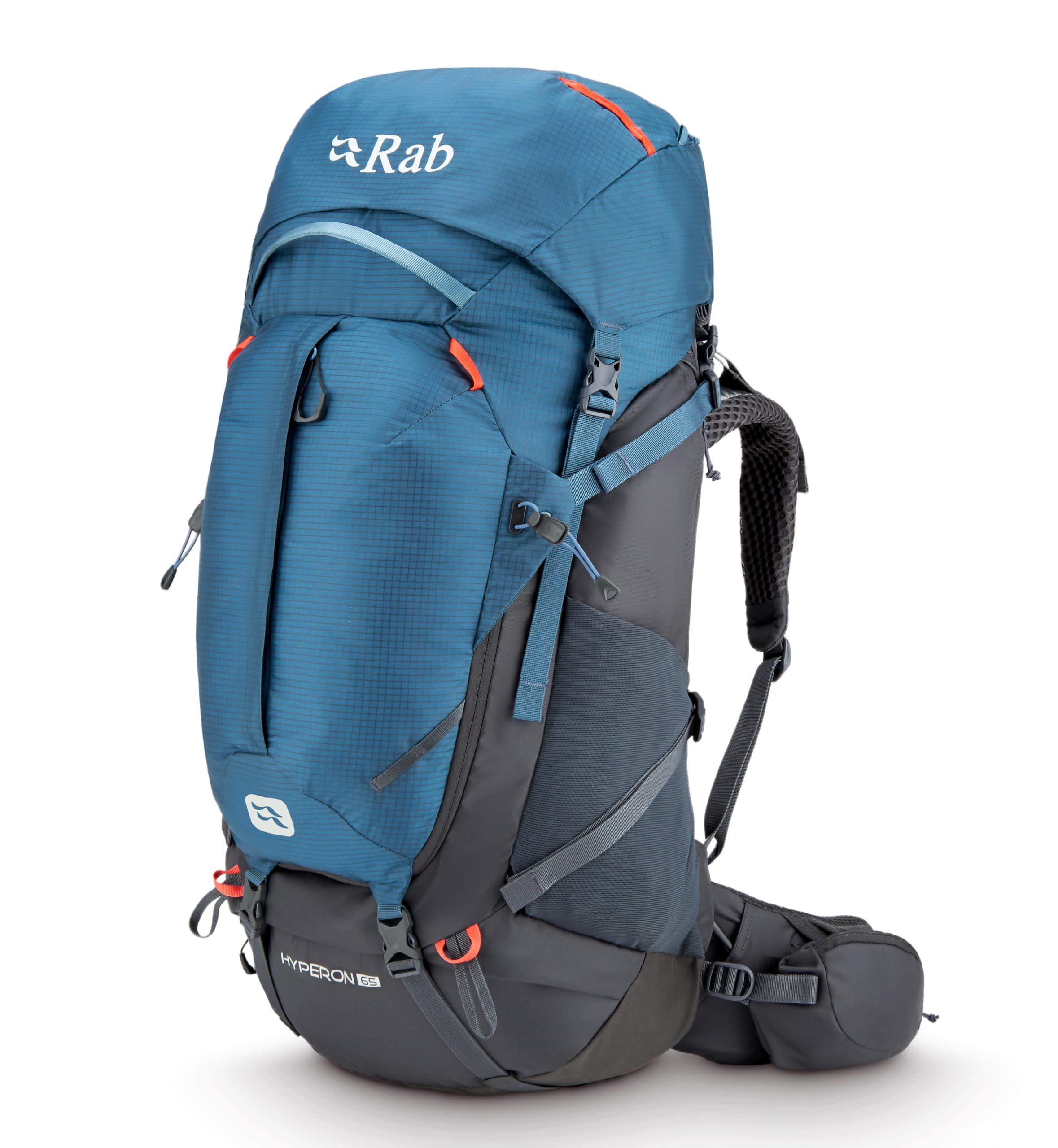Rab Hyperon 65-Liter Backpack - Comfortable Hydration Pack for Backpacking, Trekking, & Hiking - Orion Blue/Anthracite - Large/X-Large