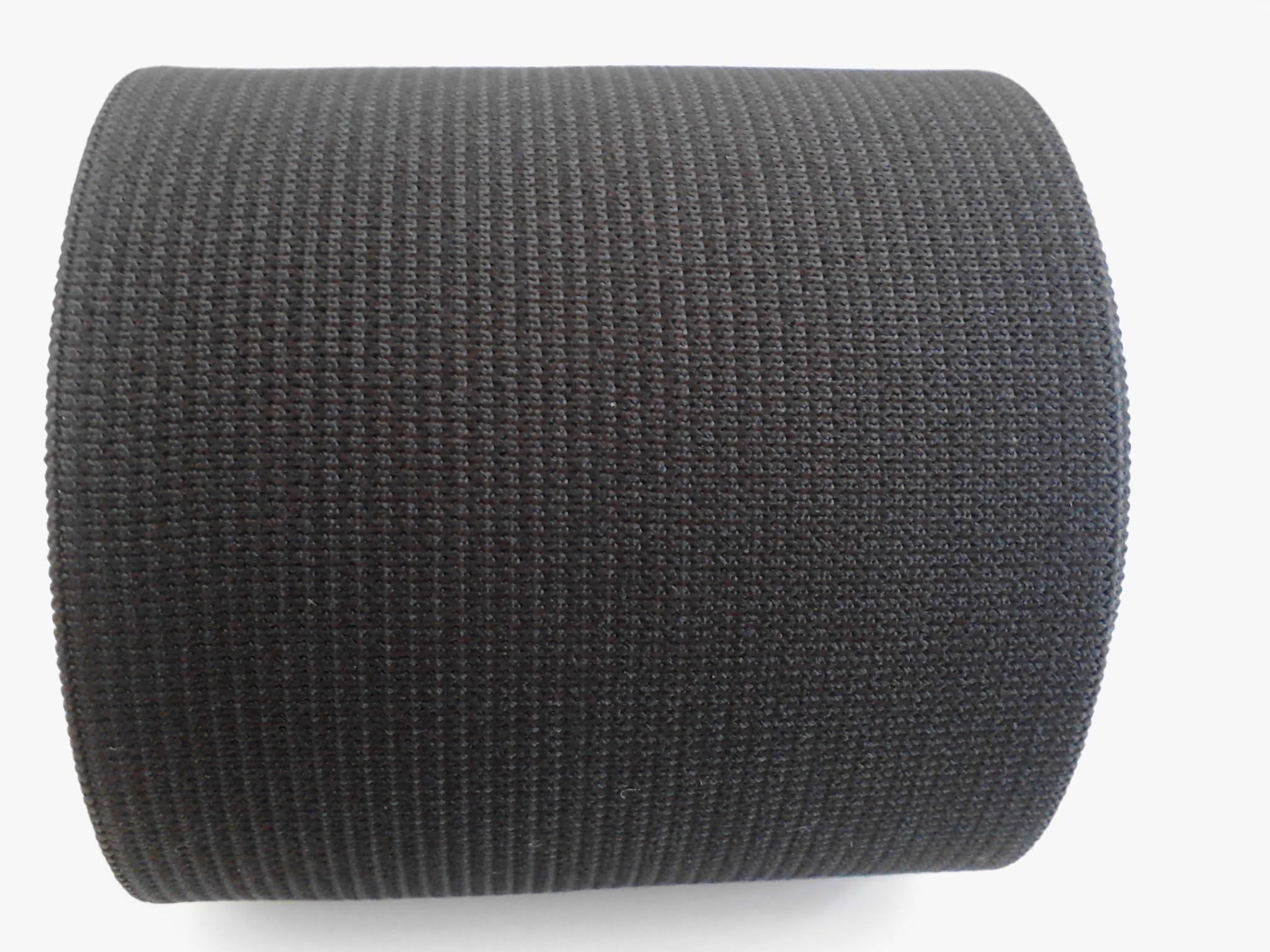 4-Inch Wide Black Heavy Knit Stretch Elastic 15 Yards