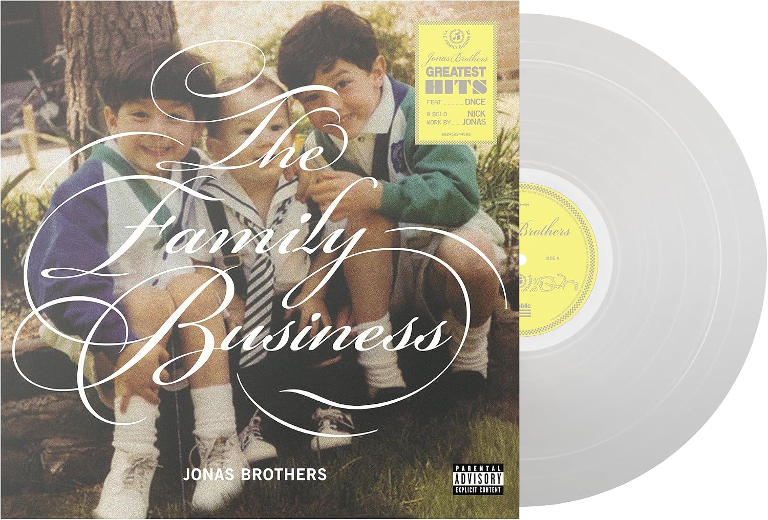 FAMILY BUSINESS (CLEAR VINYL/2LP) por Jonas Brothers — capa do álbum
