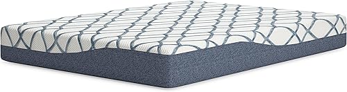 Miniatura 19 de Signature Design by Ashley Colchón de Espuma Viscoelástica de Té Verde Ultra Suave de 14 Pulgadas Chime Elite 2.0 para Sueño Fresco y Alivio de
