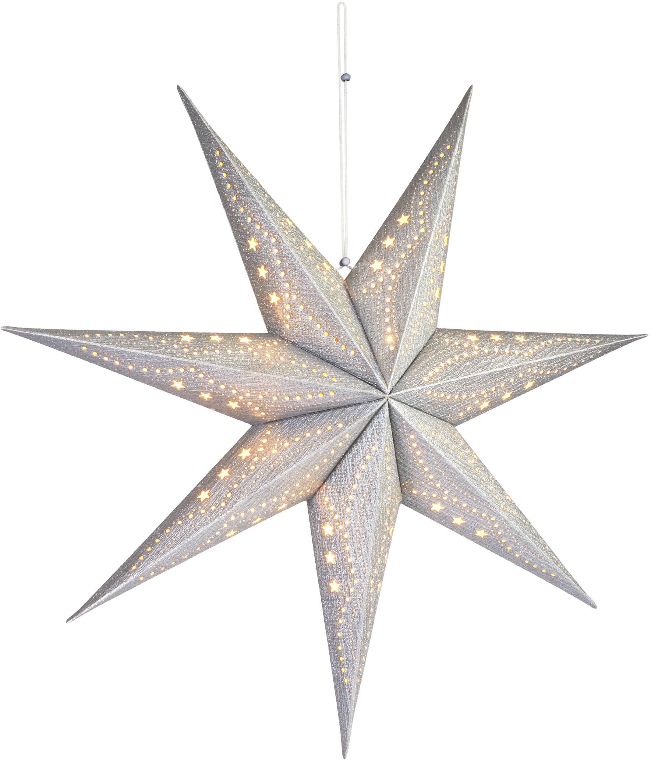 Mobestech 3D Papierstern-Lampenschirme – 35 Cm, Faltbare LED Weihnachtssterne Für Baum & Deko