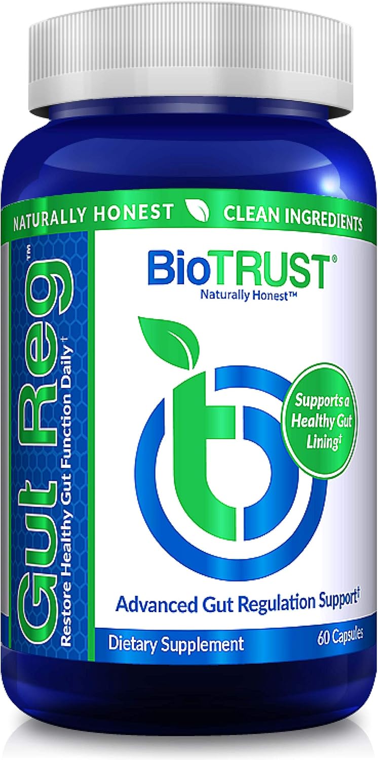 BioTrust Gut Reg Supports a Healthy Gut Lining, Helps
