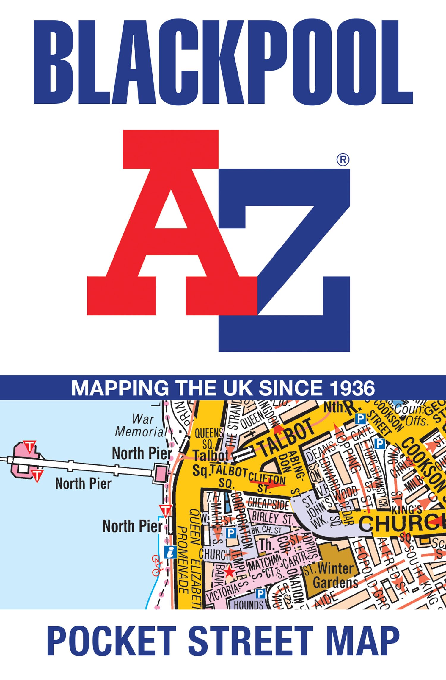 Blackpool A-Z Pocket Street Map by A-Z Maps (Sheet map, folded)
