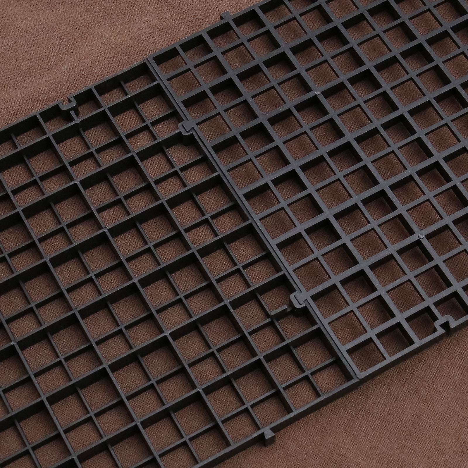 10 Stück Aquarium Teiler Isolation Tafel Trennwand Separator Schwarz Mischzucht Fische Kampf Fernhalten